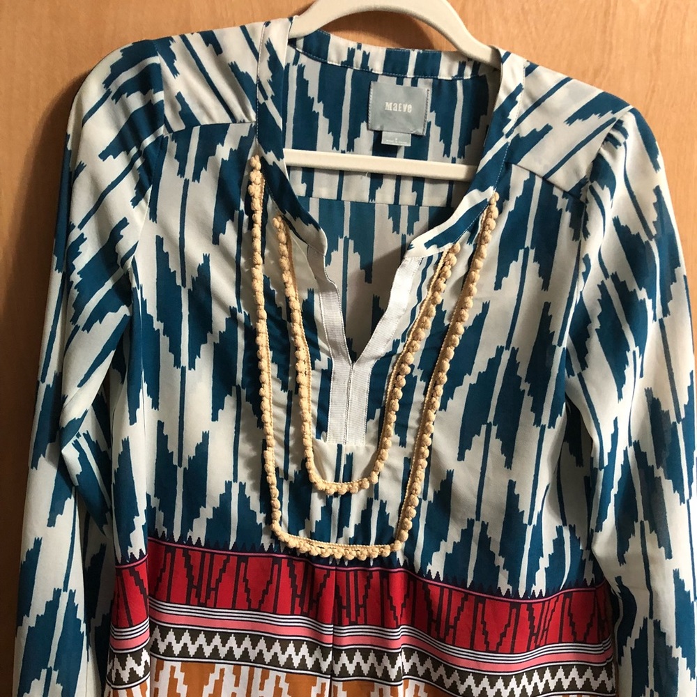 Anthropologie top by Maeve - long sleeves